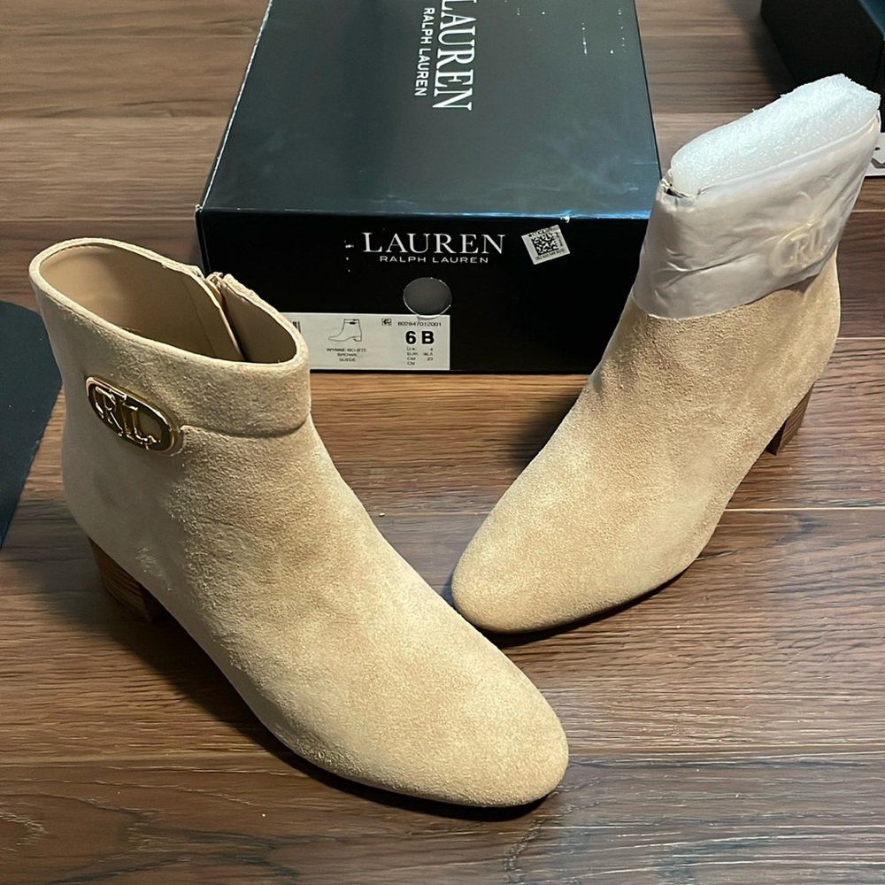 Ralph Lauren wynne bo boot suede